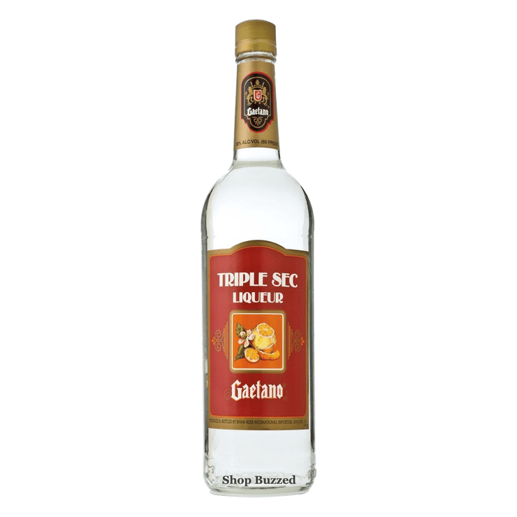 Gaetano Triple Sec Natural Orange Flavor 1L - Shop Buzzed