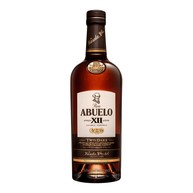 Ron Abuelo Anejo XII Anos Two Oaks 750 ml - Shop Buzzed