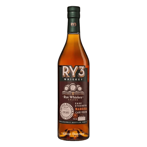 RY3 Madeira Cask Finish Cask Strength Rye Whiskey 750ml - Shop Buzzed