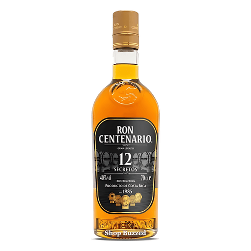 Ron Centenario Rum Secrets 12 Year 750ml - Shop Buzzed