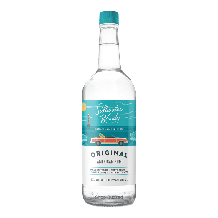 Saltwater Woody Rum Original American Rum 750ml - Shop Buzzed