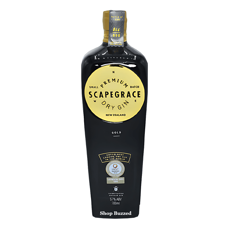 Scapegrace Premium Dry Gin Small Batch (Gold) 750ml - Shop Buzzed