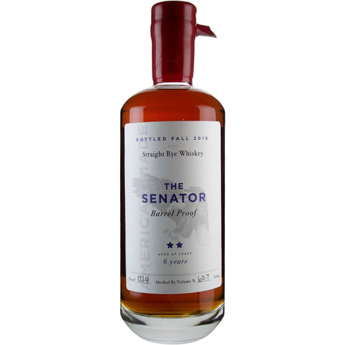 The Senator 6 Year Straight Rye Whiskey Barrel Proof 750ml - Shop Buzzed