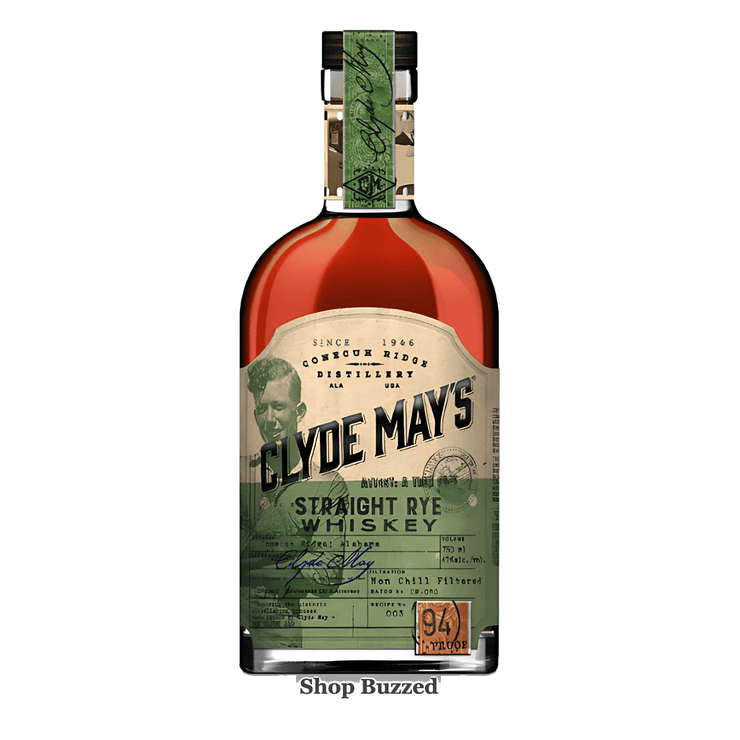Clyde May's Straight Rye Whiskey 750ml - Shop Buzzed