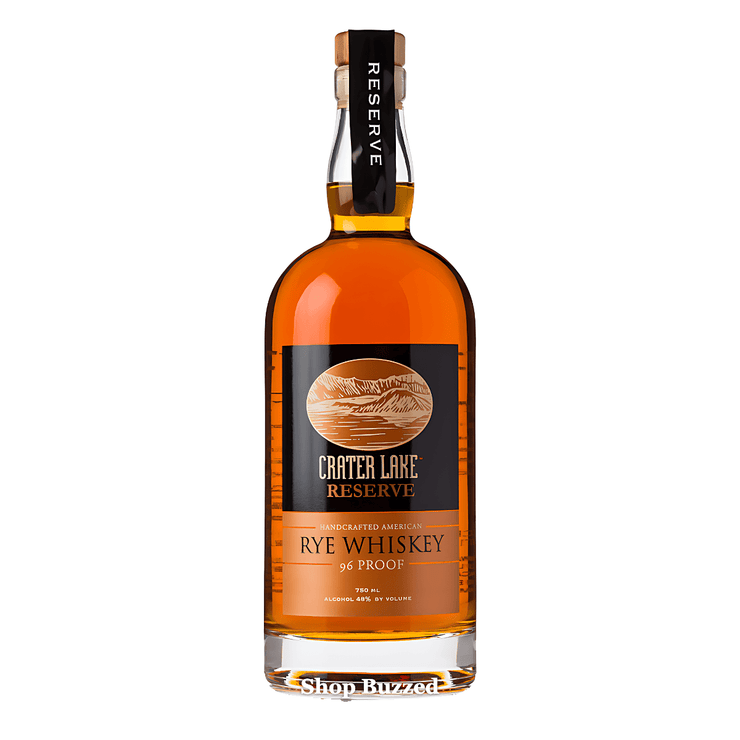 Crater Lake Reserve Rye Whiskey 96 Proof 750ml - Shop Buzzed