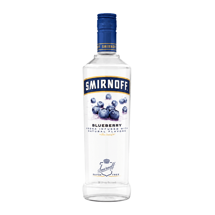 Smirnoff Blueberry Vodka 750ml - Shop Buzzed