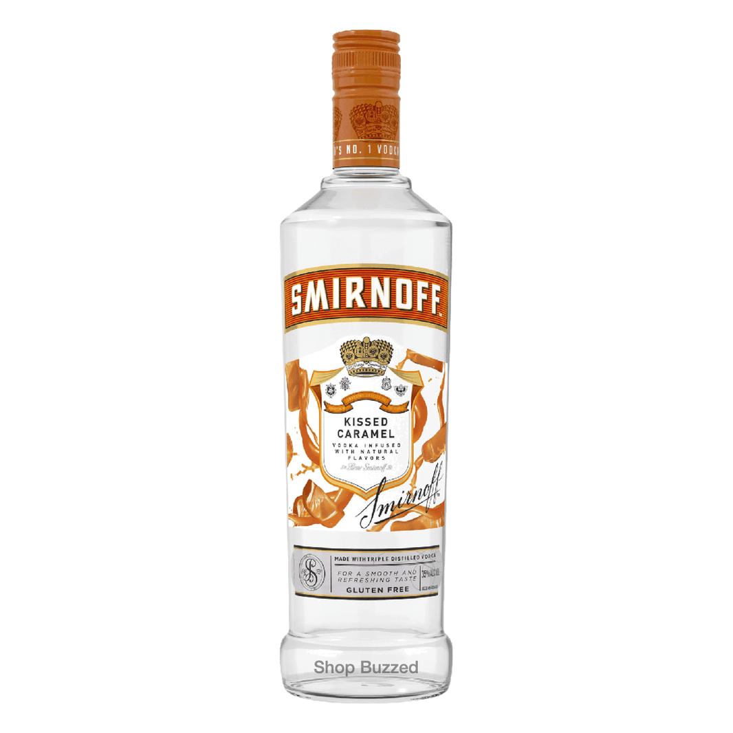 Smirnoff Kissed Caramel Vodka 750ml - Shop Buzzed