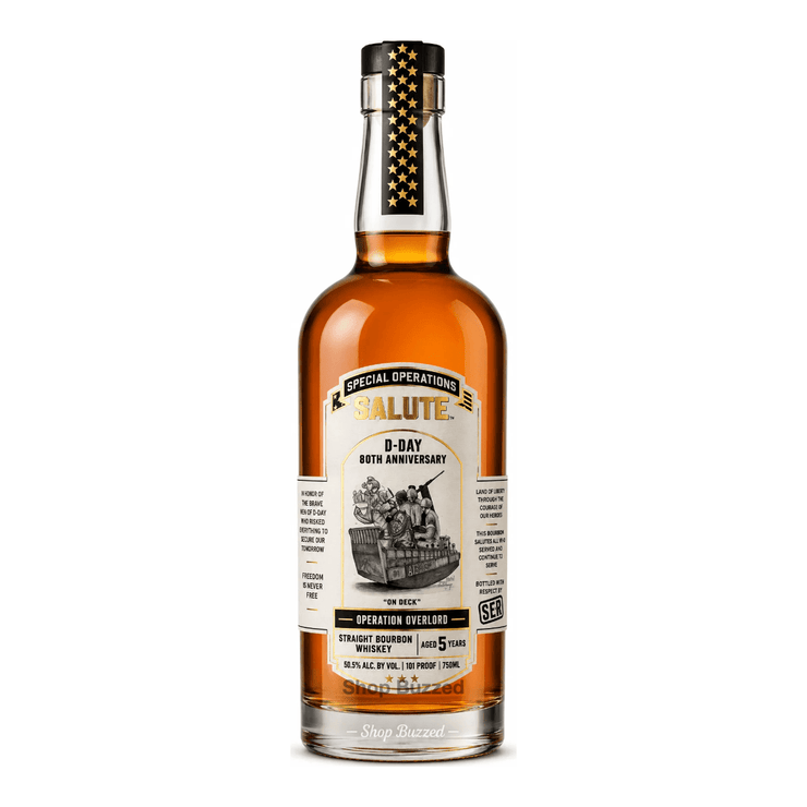 Special Operations Salute D-Day 80th Edition Sea 5 year 750 ML - Shop Buzzed