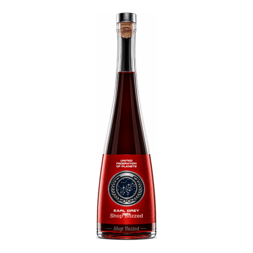 Star Trek Spirits United Federation of Planets Earl Grey Gin 750 ml - Shop Buzzed