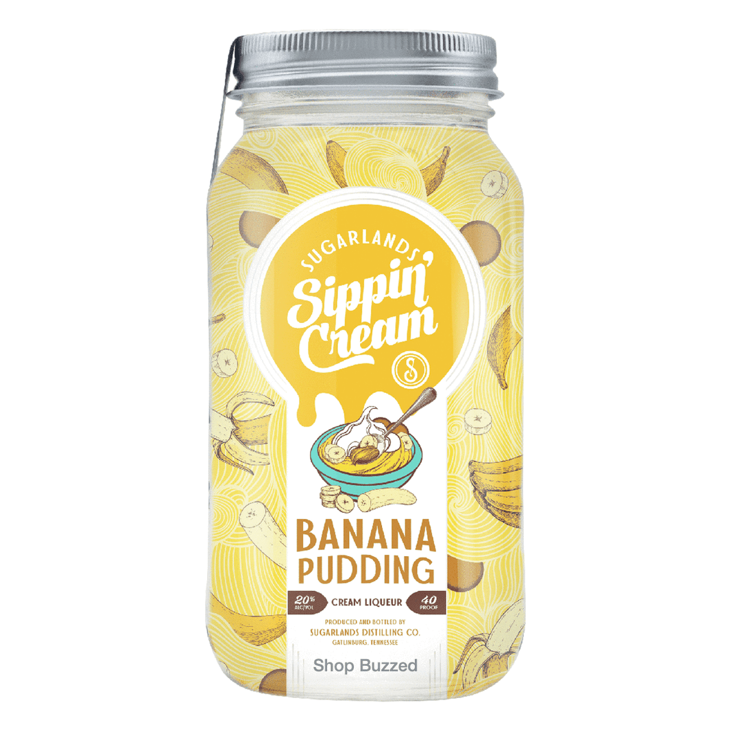 Sugarlands Banana Pudding Sippin' Cream 750ml - Shop Buzzed