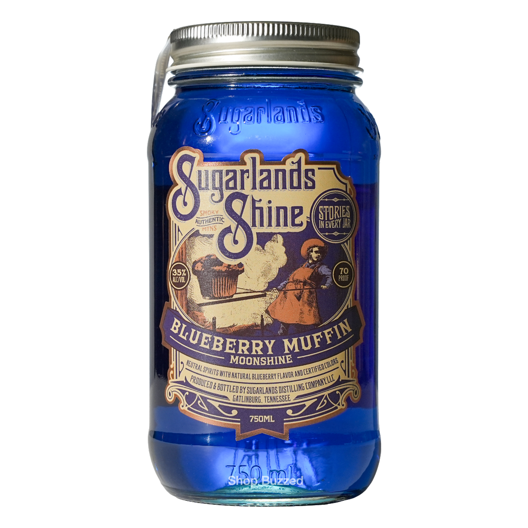 Sugarlands Blueberry Muffin Moonshine 750ml - Shop Buzzed