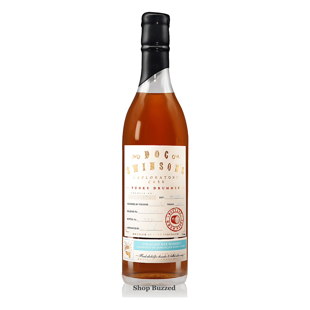 Doc Swinson's Funky Drummer Straight Rye 750ml - Shop Buzzed