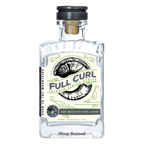 Full Curl Vodka Infused With Natural Jalapeno 750ml - Shop Buzzed