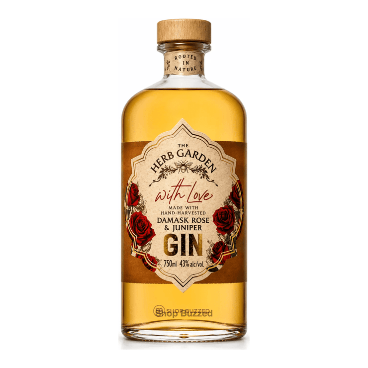 The Herb Garden "With Love" Damask Rose & Juniper 750 ml - Shop Buzzed