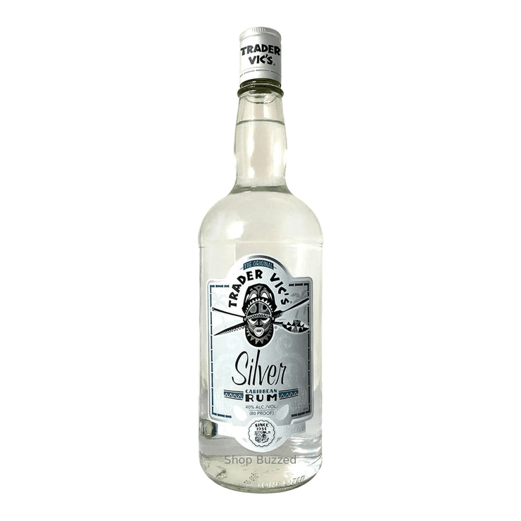 Trader Vic's Silver Rum 750ml - Shop Buzzed