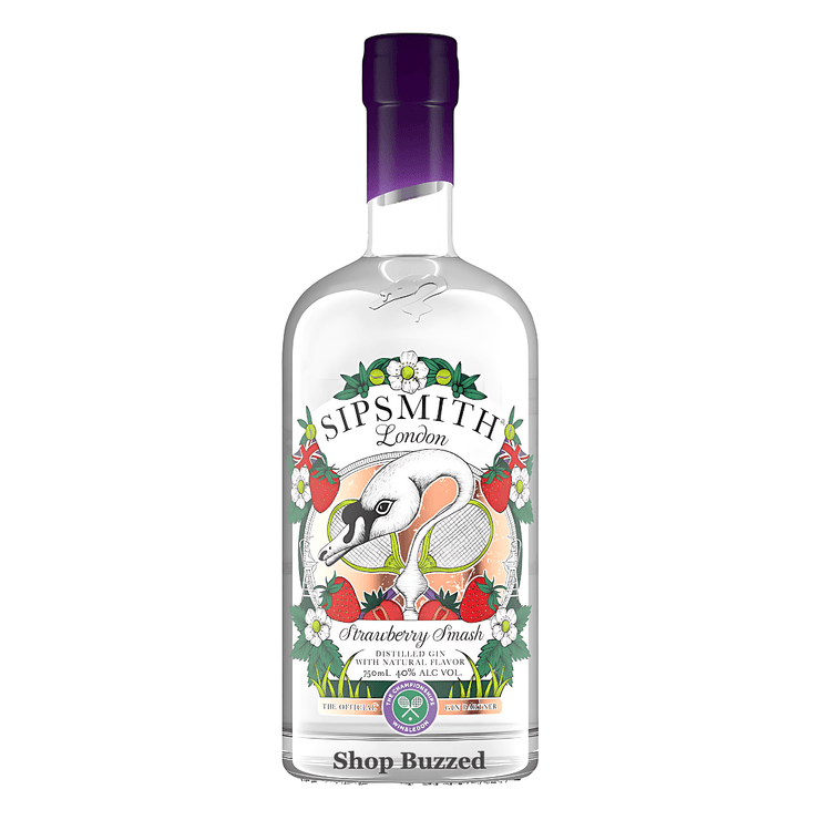 Sipsmith London Strawberry Smash Gin 750ml - Shop Buzzed