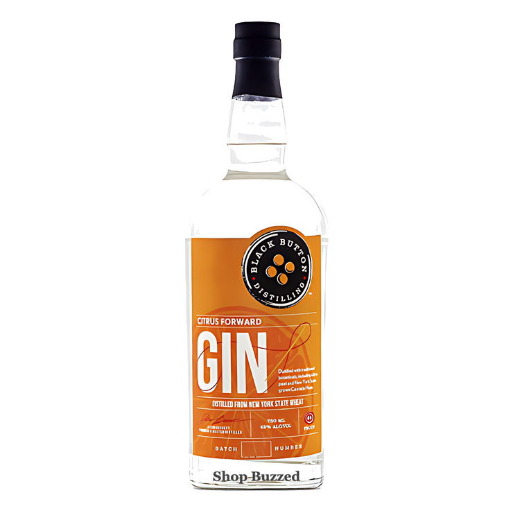 Black Button Citrus Forward Gin 750ml - Shop Buzzed