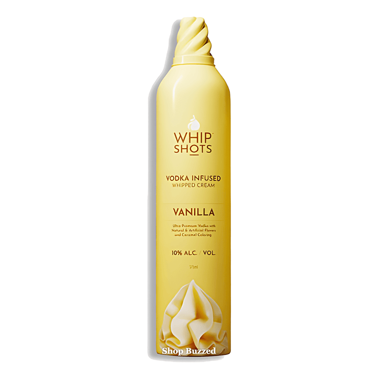 Whip Shots Vanilla Vodka Infused Whipped Cream 375ml - Shop Buzzed