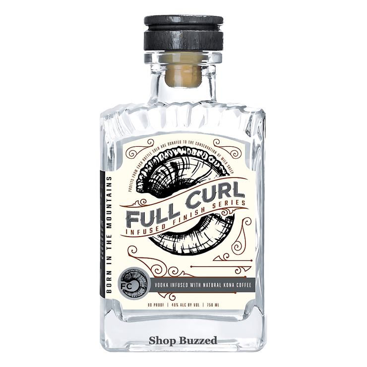 Full Curl Vodka Infused With Natural Kona Coffee 750ml - Shop Buzzed
