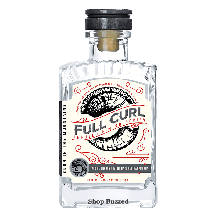 Full Curl Vodka Infused with Natural Raspberry 750ml - Shop Buzzed