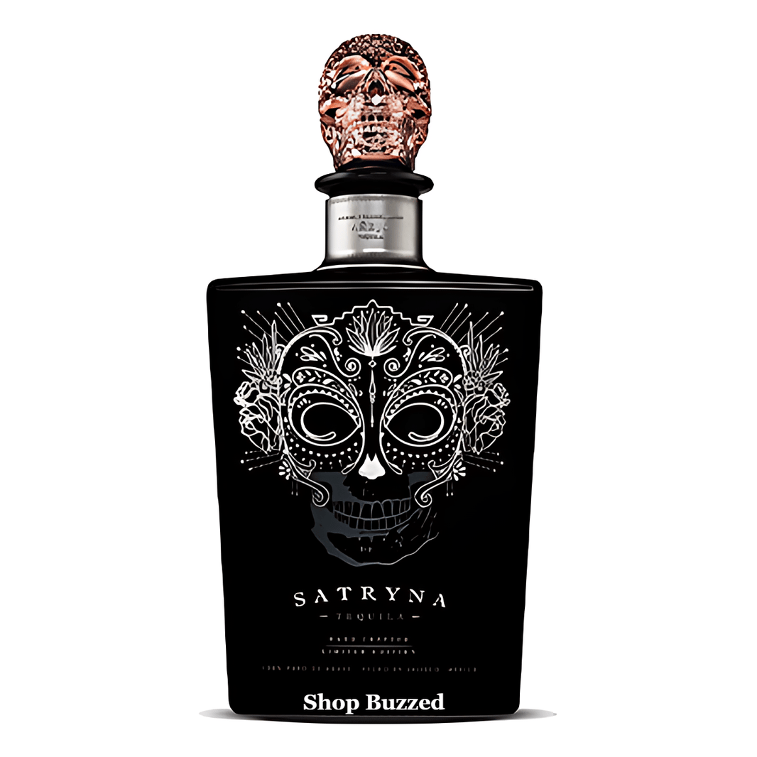 Satryna Tequila Anejo with Box 750ml - Shop Buzzed