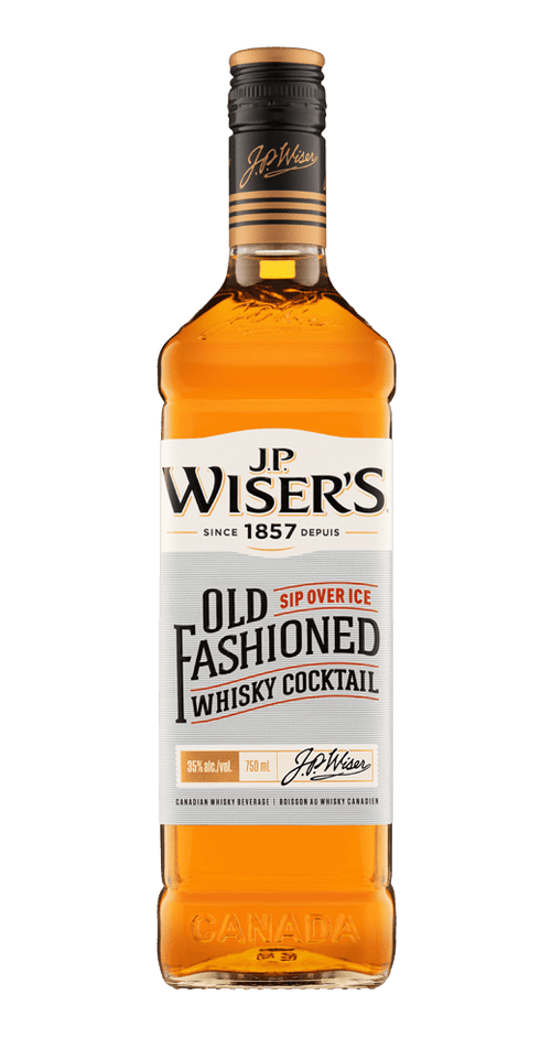 J.P. Wiser's Old Fashioned Whisky Cocktail 750ml - Shop Buzzed
