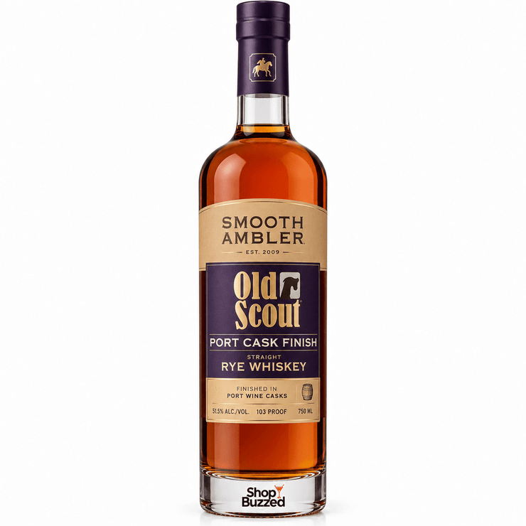Smooth Ambler Old Scout Port Cask Finish Rye Whiskey 750ml - Shop Buzzed
