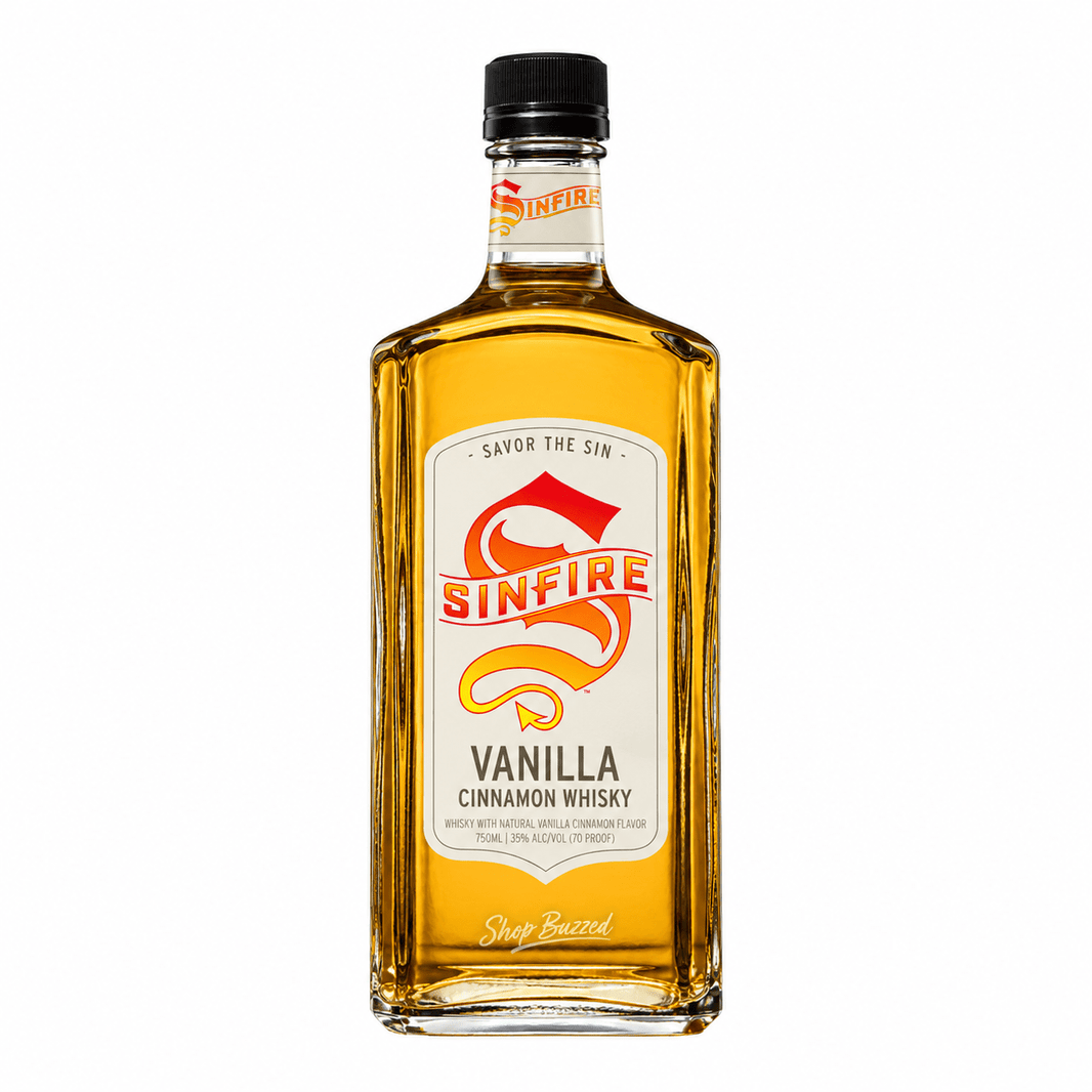Sinfire Vanilla Cinnamon Whisky 750ml - Shop Buzzed