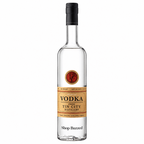 Tin City Vodka 750ml - Shop Buzzed