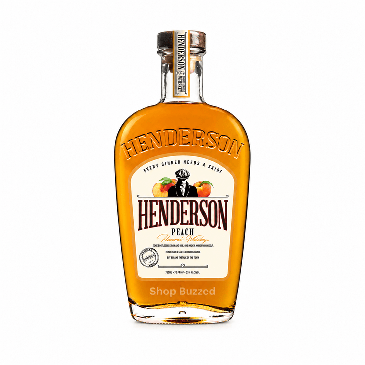 Henderson Peach Flavored Whiskey 750ml - Shop Buzzed
