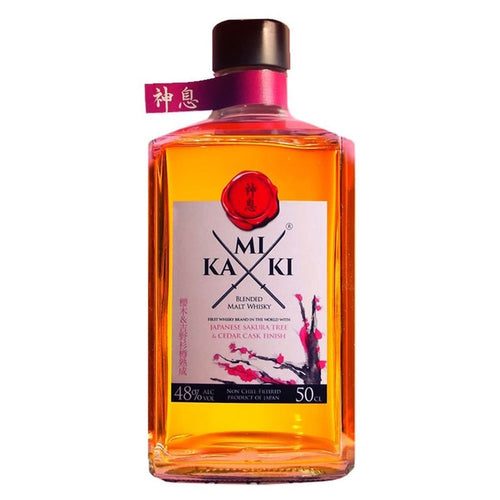 Kamiki Sakura Cedar Cask Blended Malt Whisky 750ml - Shop Buzzed