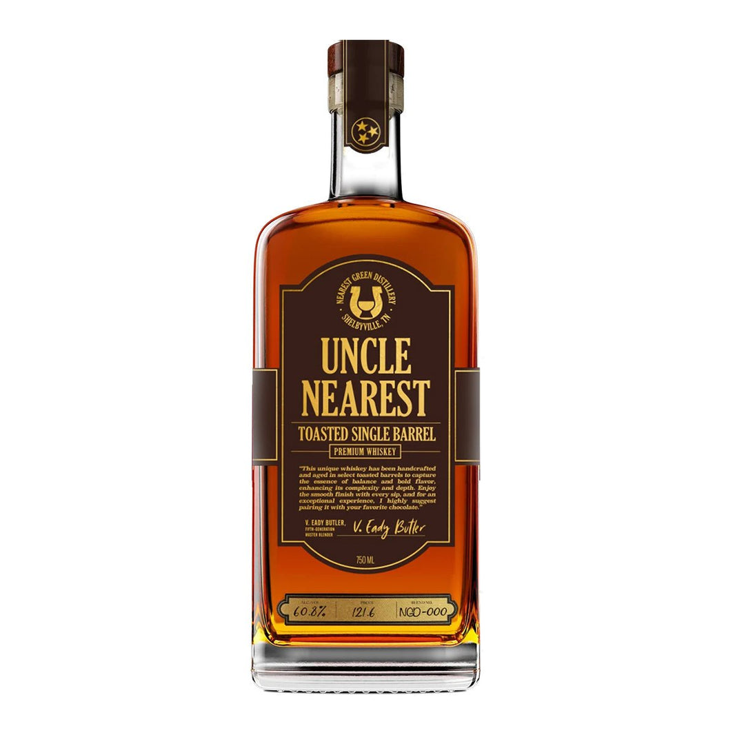 Uncle Nearest Toasted Single Barrel Whiskey 750ml - Shop Buzzed