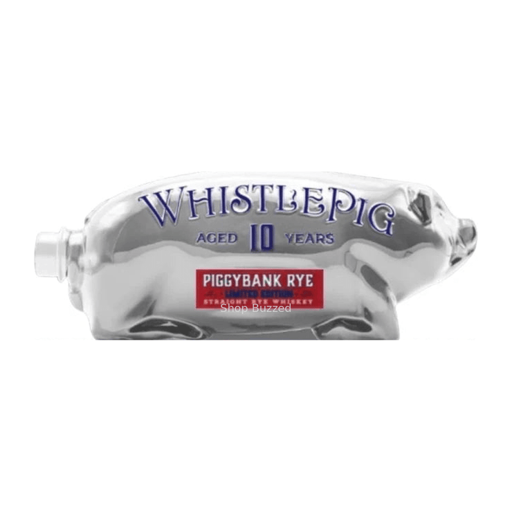 WhistlePig PiggyBank Rye White & Blue 10 Year 1L - Shop Buzzed