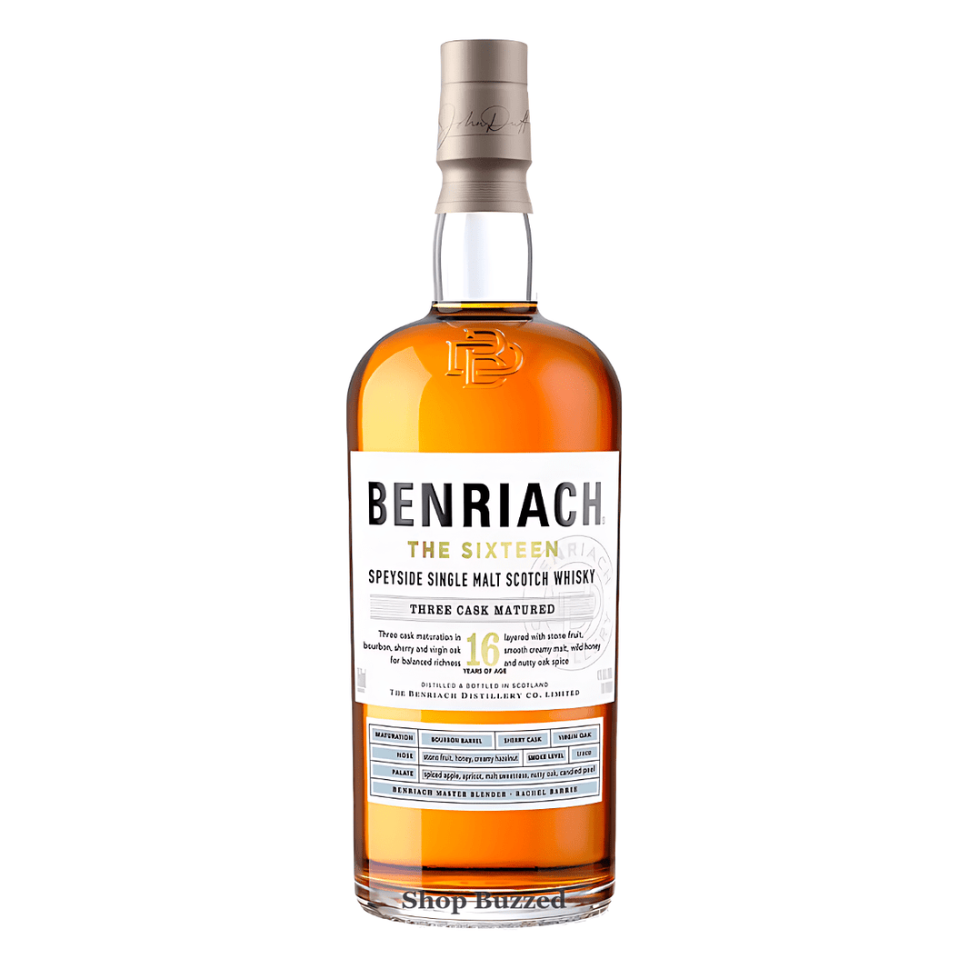 Benriach The Sixteen Three Cask Matured 750ml - Shop Buzzed
