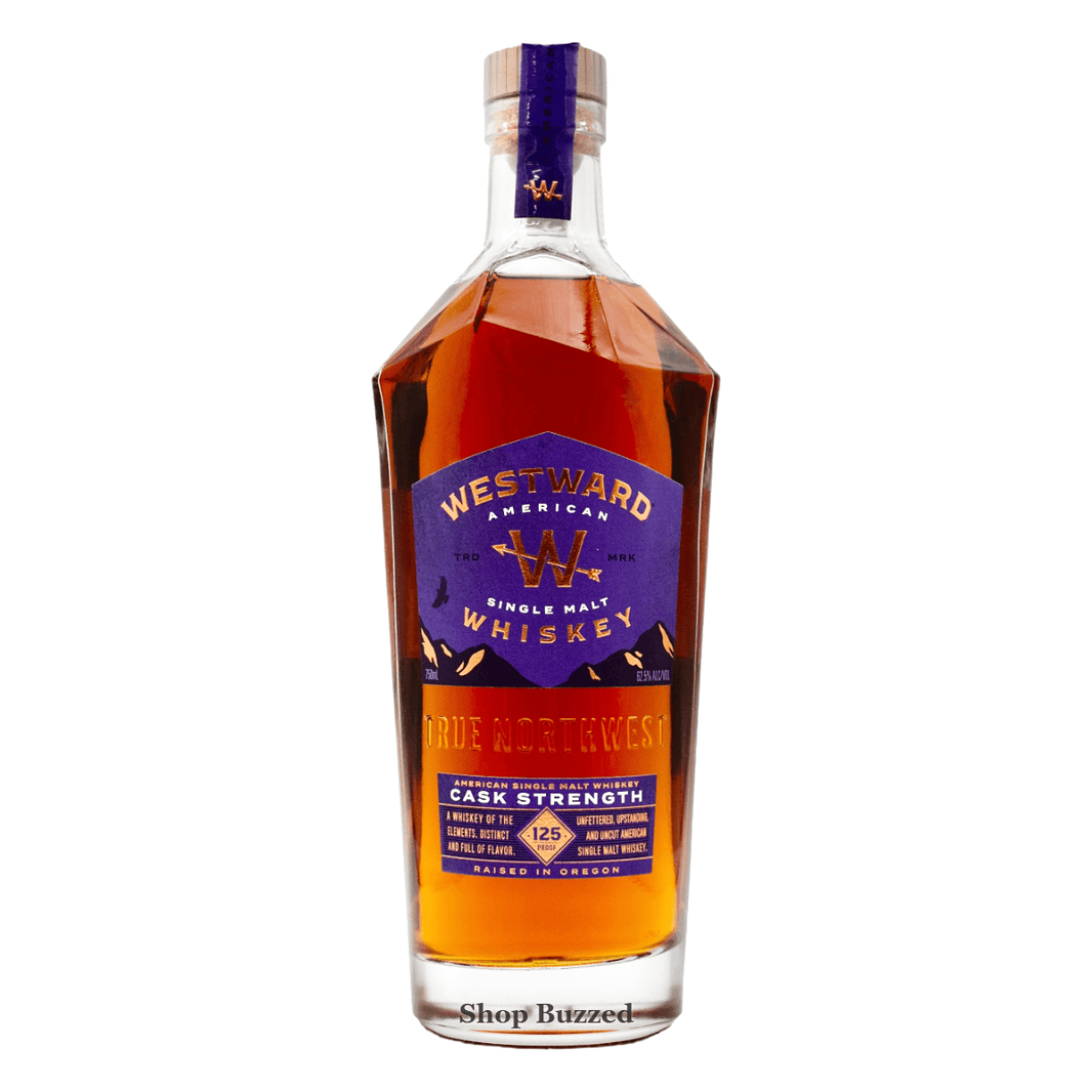 Westward American Single Malt Whiskey Cask Strength 750ml - Shop Buzzed