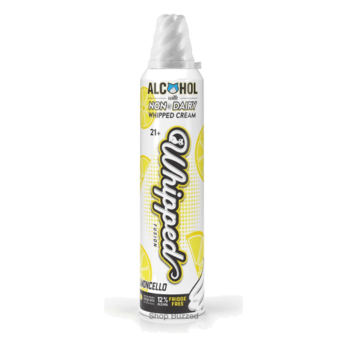 Whipped Fusion Limoncello Alcohol-Infused Whipped Cream 200ml - Shop Buzzed