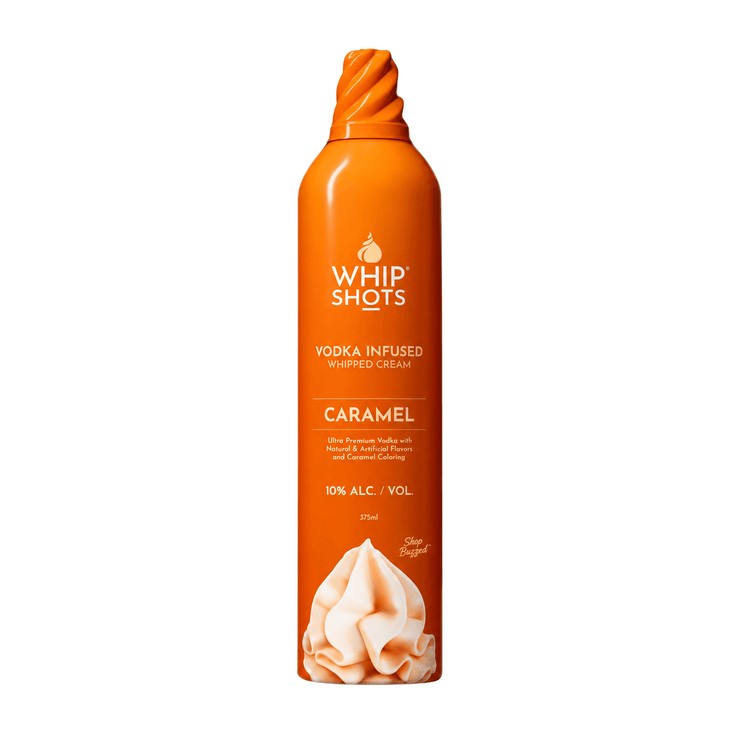 Whipshots Caramel Vodka-Infused Whipped Cream 375ml - Shop Buzzed