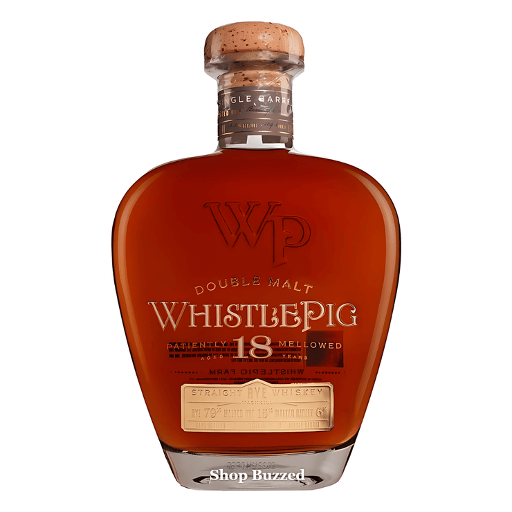 Touch of Modern - WhistlePig 18 Year Double Malt Single Barrel Straight Rye 750ml - Shop Buzzed