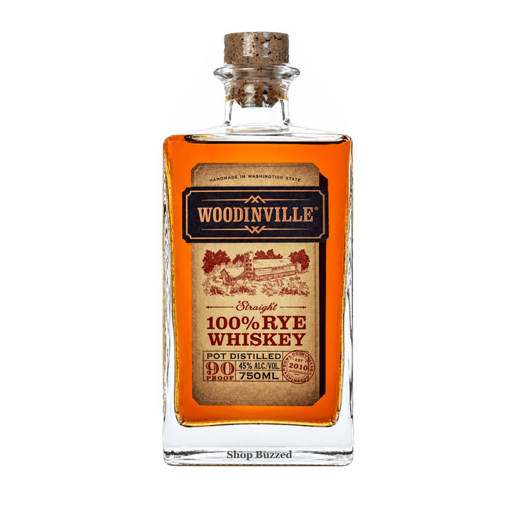 Woodinville Straight 100% Rye Whiskey 750ml - Shop Buzzed