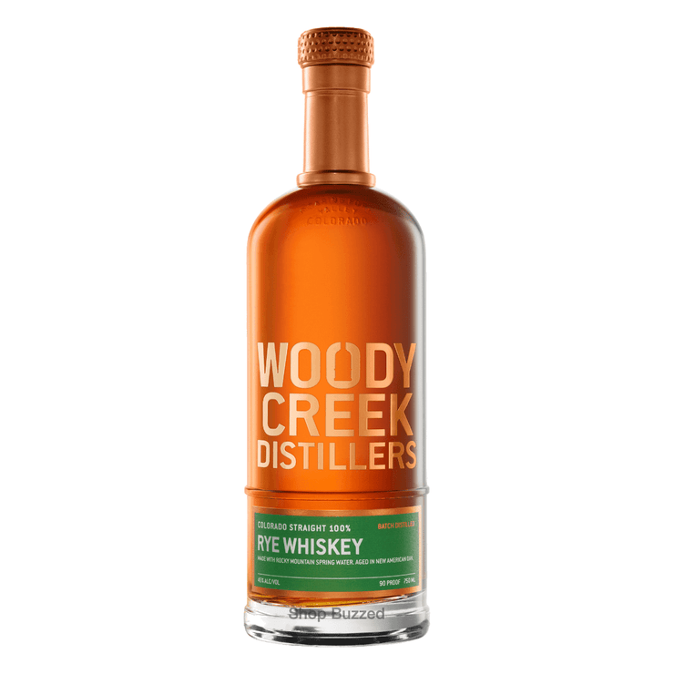 Woody Creek 100% Rye Whiskey 750ml - Shop Buzzed