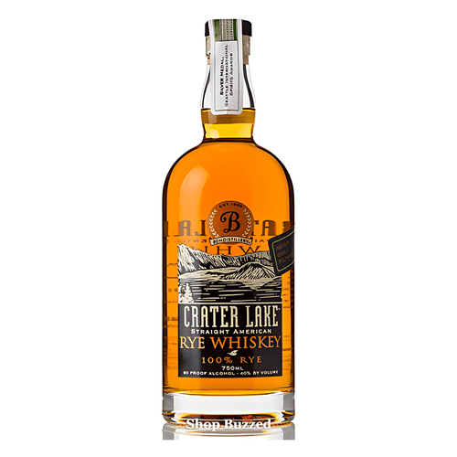 Crater Lake Straight American Rye Whiskey 80 Proof 750ml - Shop Buzzed