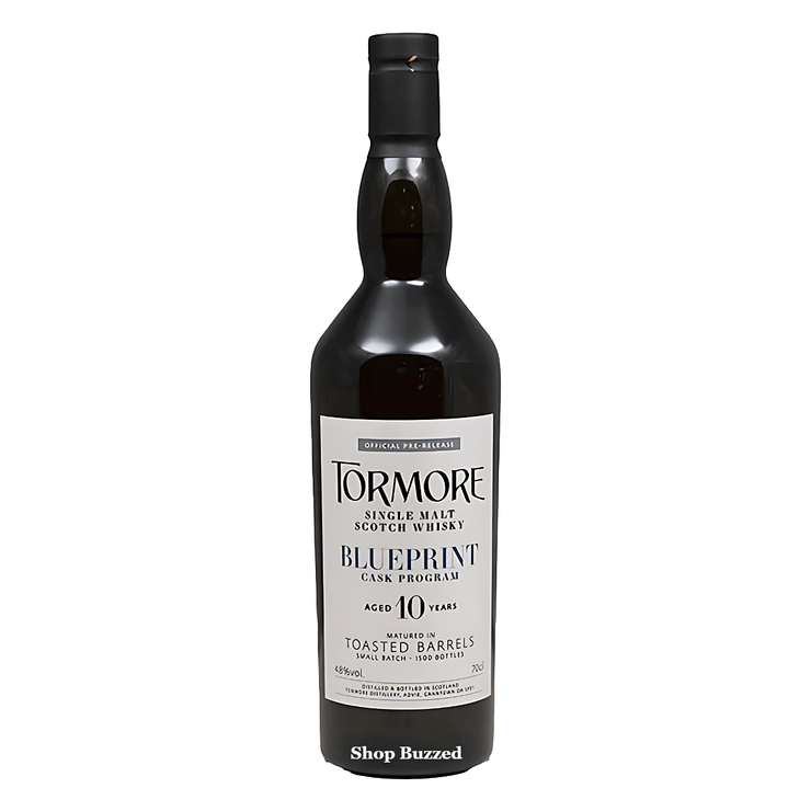 Tormore Blueprint Bourbon Barrels 10 year 700ml - Shop Buzzed