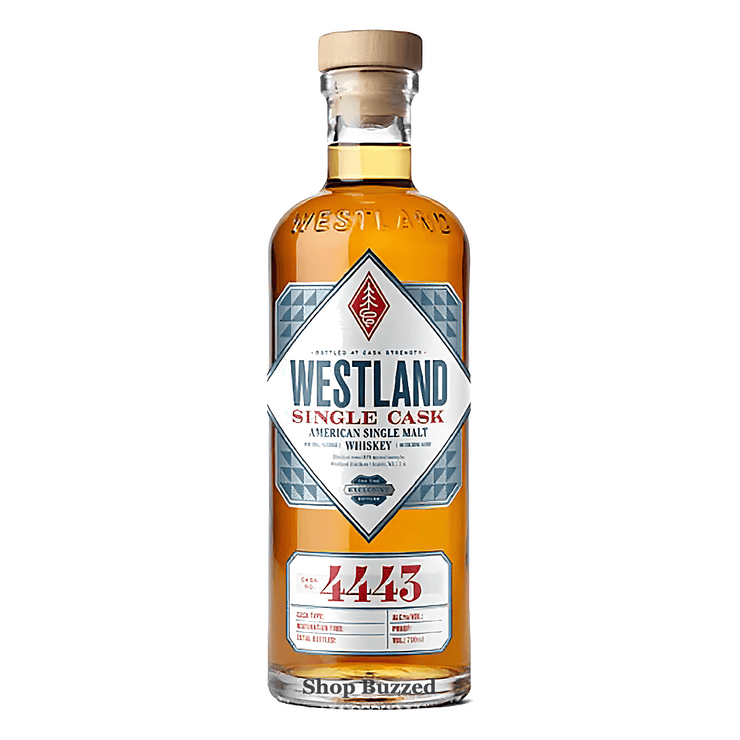 Westland Distillery Single Cask American Single Malt Cask No 4443 700ml - Shop Buzzed