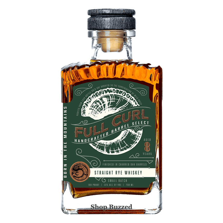 Full Curl Straight Rye Small Batch 8 year 750ml - Shop Buzzed