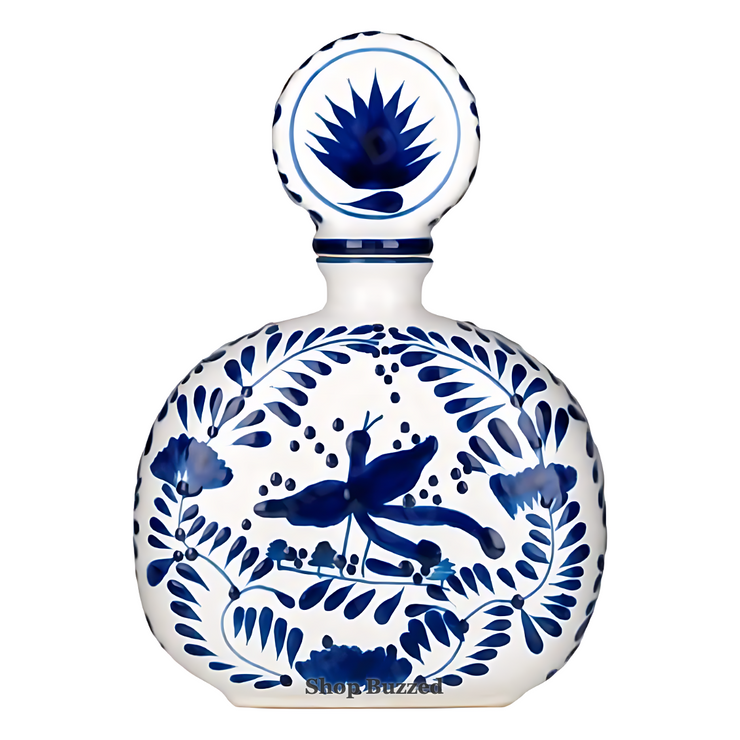 Azulejos Talavera Añejo Bottle #1 (Blue) 750ml