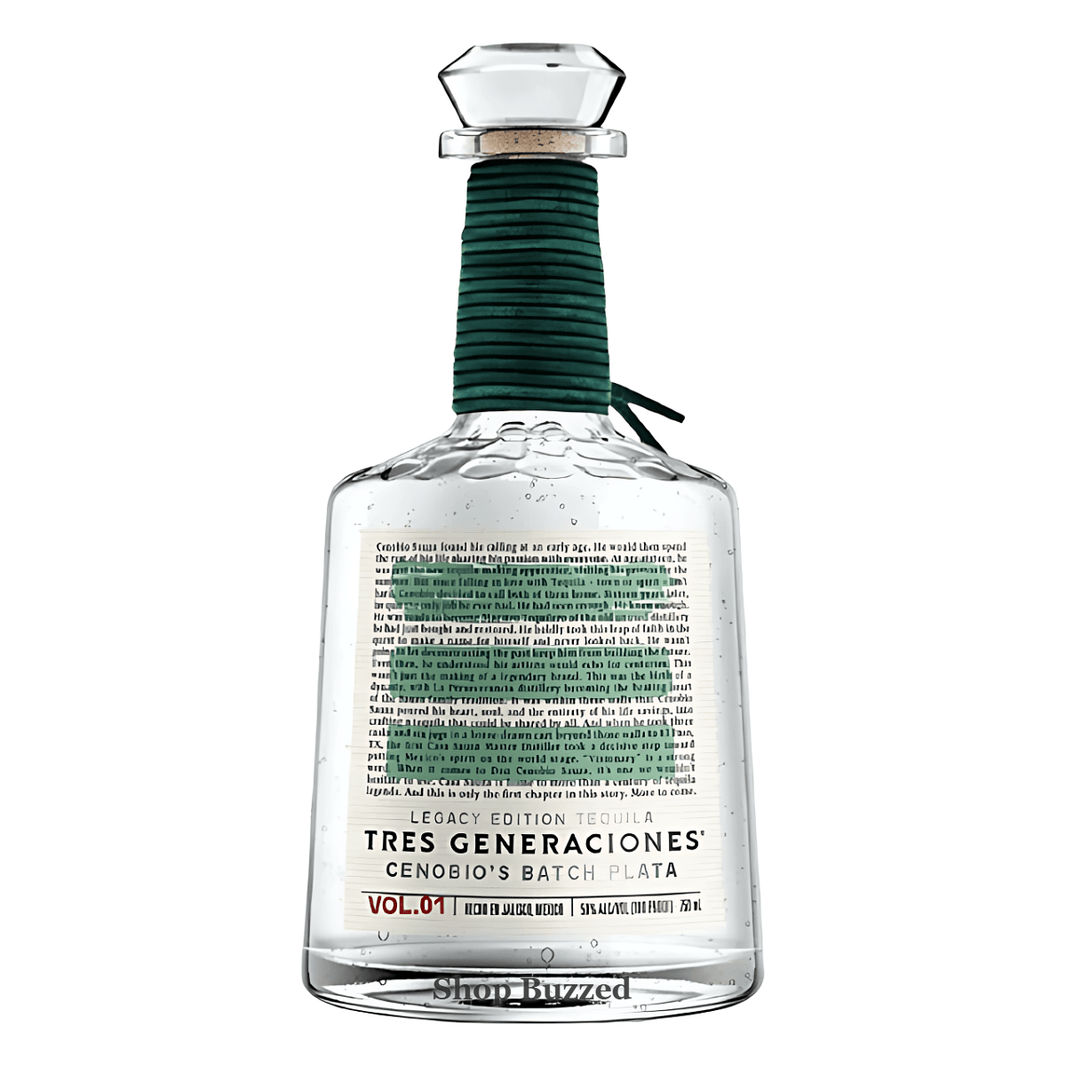 Tres Generaciones Legacy Edition Cenobio's Plata Vol#1 750ml - Shop Buzzed