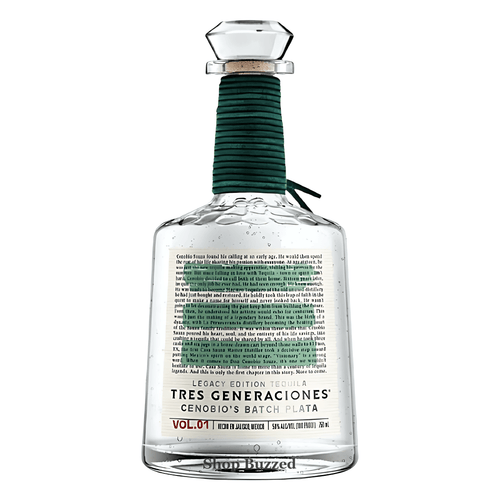 Tres Generaciones Legacy Edition Cenobio's Plata Vol#1 750ml - Shop Buzzed