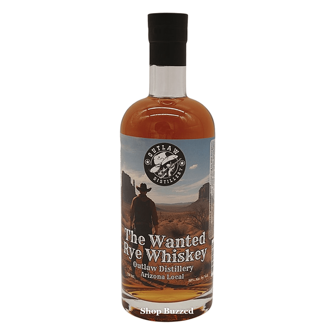 Outlaw Distillery The Wanted Rye Whiskey 750ml - Shop Buzzed