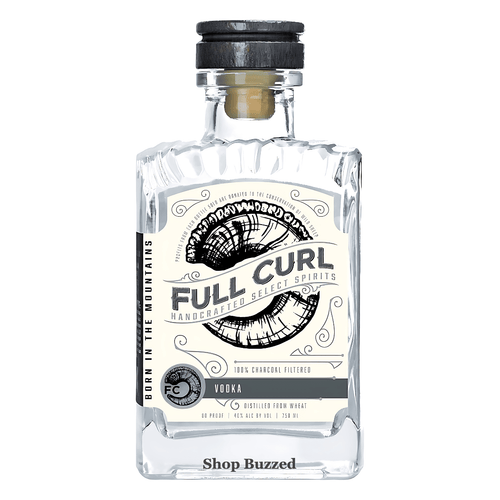 Full Curl Charcoal Filtered Wheat Vodka 750ml - Shop Buzzed