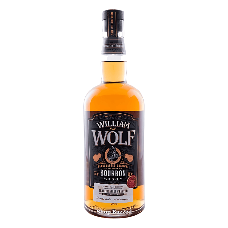 William Wolf Straight Bourbon Whiskey 750ml - Shop Buzzed